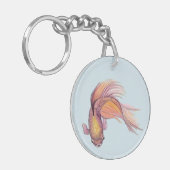 Betta Fish Sleutelhanger (Voorkant Links)