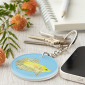 Betta Fish Sleutelhanger (Voorkant Rechts)