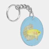 Betta Fish Sleutelhanger (Voorkant Links)