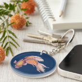 Betta Fish Sleutelhanger (Voorkant Rechts)