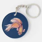 Betta Fish Sleutelhanger (Achterkant)