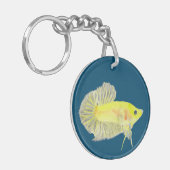 Betta Fish Sleutelhanger (Voorkant Links)