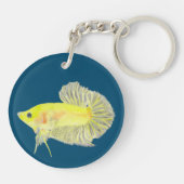 Betta Fish Sleutelhanger (Achterkant)