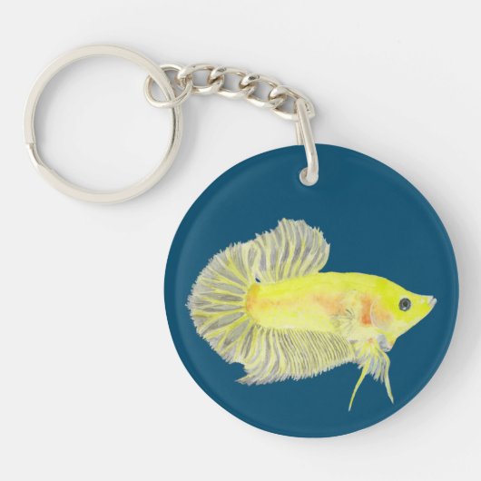 Betta Fish Sleutelhanger (Voorkant)