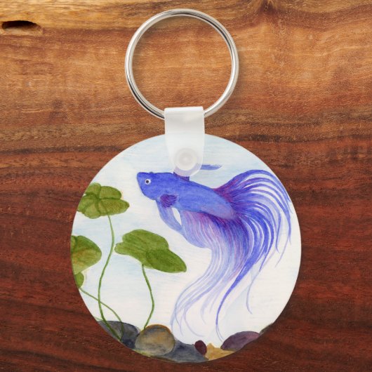 Betta Fish Sleutelhanger (Voorkant)