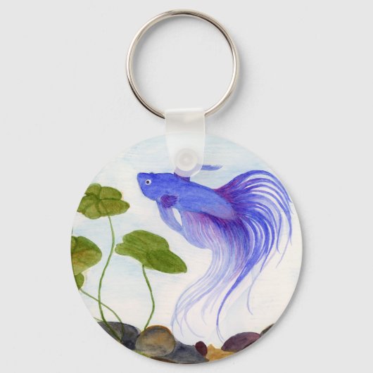 Betta Fish Sleutelhanger (Achterkant)