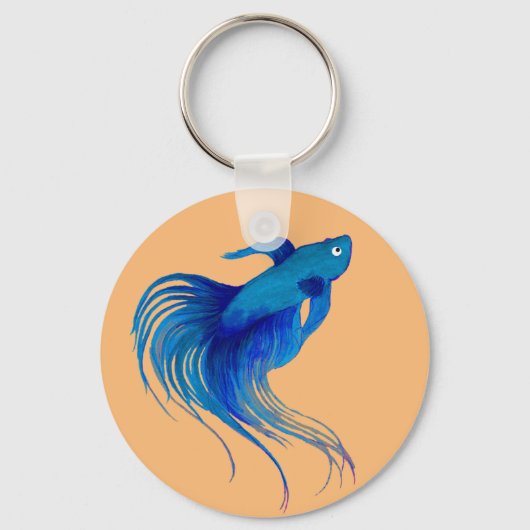 Betta Fish Sleutelhanger (Voorkant)