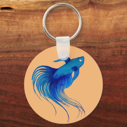 Betta Fish Sleutelhanger (Voorkant)