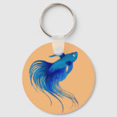 Betta Fish Sleutelhanger (Achterkant)