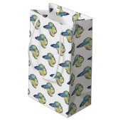 Betta Fish Small Gift Bag Klein Cadeauzakje (Achterkant Gekanteld)