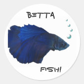 Betta Fish Sticker (Voorkant)