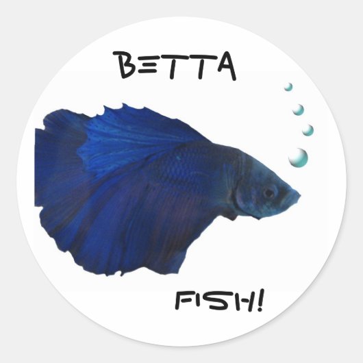 Betta Fish Sticker (Voorkant)