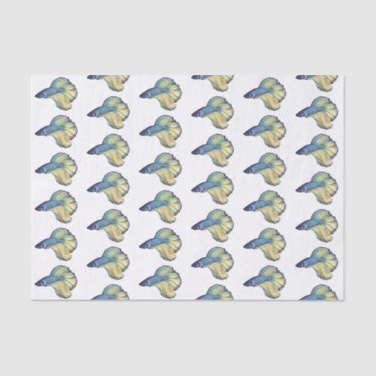 Betta Fish Tissuepapier (Voorkant)