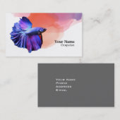 Betta Fish Visitekaartje (Voorkant / Achterkant)