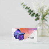 Betta Fish Visitekaartje (Staand voorkant)