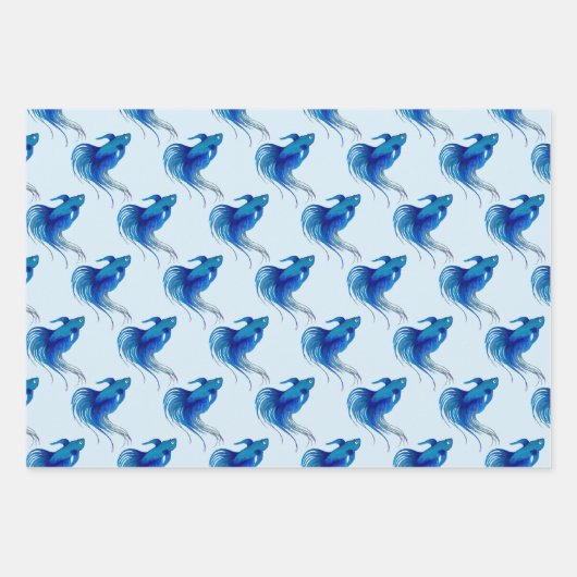 Betta Fish Wrapping Paper Sheets (Voorkant 2)