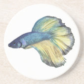 Betta Fish Zandsteen Onderzetter (Voorkant)