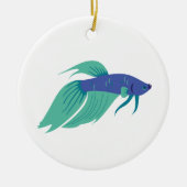 Betta Keramisch Ornament (Voorkant)