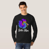Betta mam Betta Fish Aquarium T-shirt (Voorkant volledig)