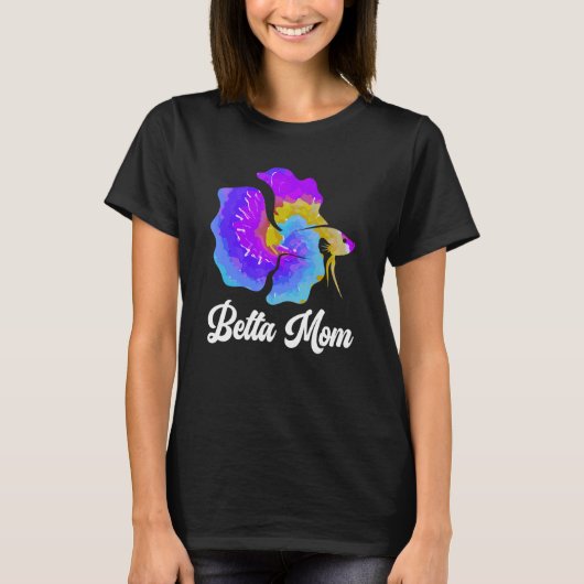Betta Moeder Betta Vis Moeder Aquarium T-shirt (Voorkant)