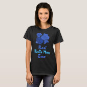Betta Moeder Ooit Blauw Betta Vis Moeder T-shirt (Voorkant volledig)