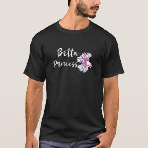 Betta Princess Siamese die vis betta Splende vecht T-shirt