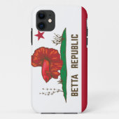 Betta Republiek Vlag Case-Mate iPhone Case (Achterkant)
