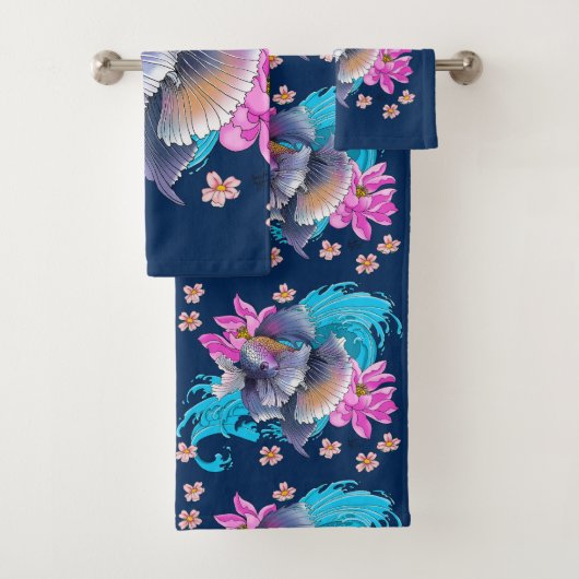 Betta Siamese Fighting Fish Bad Handdoek (Insitu)