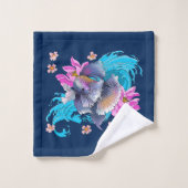 Betta Siamese Fighting Fish Bad Handdoek (Wasdoekje)
