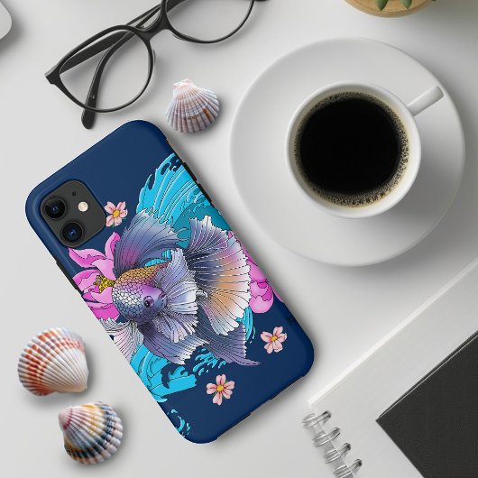 Betta Siamese Fighting Fish Case-Mate iPhone Case