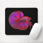 Betta Siamese Fighting Fish Mousepad Muismat (Met muis)
