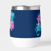 Betta Siamese kempvis Lotusgolven Blauw (Links)