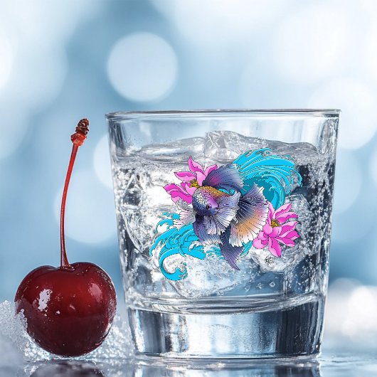 Betta Siamese kempvis Shot Glas