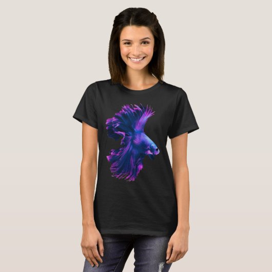 Betta Splendens Bettas Siamese Fighting Fish T-shirt (Voorkant volledig)