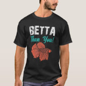 Betta Thu Betta Fish Aquarium 1 T-shirt (Voorkant)