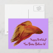 Betta - Verjaardag Briefkaart (Voorkant / Achterkant)