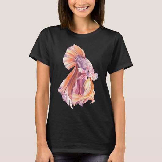 Betta Vis Aquarel T-shirt (Voorkant)
