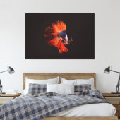 Betta Vis Canvas Afdruk (Insitu (Slaapkamer))