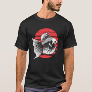 Betta Vis Japan voor Mannen Vrouwen Kinderen Aqua T-shirt