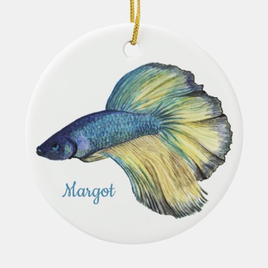 Betta Vis Keramisch Ornament (Voorkant)