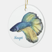 Betta Vis Keramisch Ornament (Links)