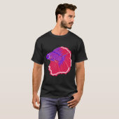 Betta vis, koinobori stijl t-shirt (Voorkant volledig)