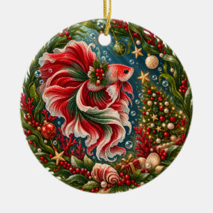 Betta Vis Onderwater Boom Voor Aquarium Liefhebber Keramisch Ornament