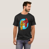 Betta Vis T-shirt Visliefhebber Siamese Vechtvis (Voorkant volledig)