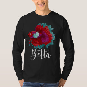 Betta Vis Vissen Aquarium Aquarist Grafisch T-shirt