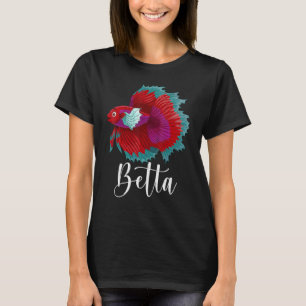 Betta Vis  Vissen houden Aquarist Aquarium Grafisc T-shirt