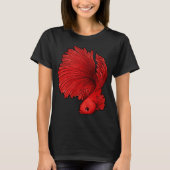 Betta vis -wit- t-shirt (Voorkant)