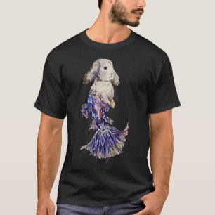 Betta Vis Zeemeermin Konijn T-shirt