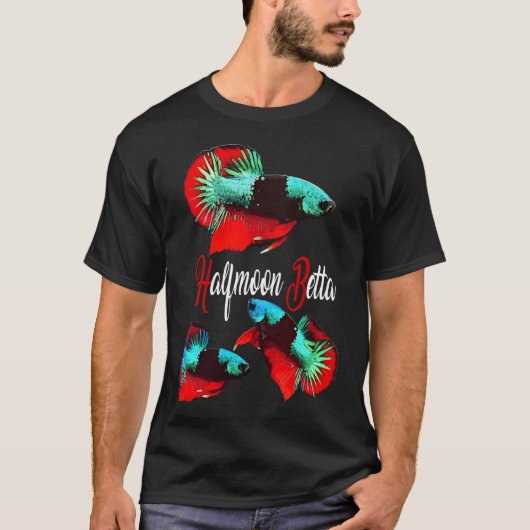 Betta Vissen Collage T-shirt (Voorkant)