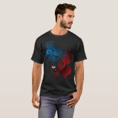 Betta Vissen Liefde T-shirt (Voorkant volledig)